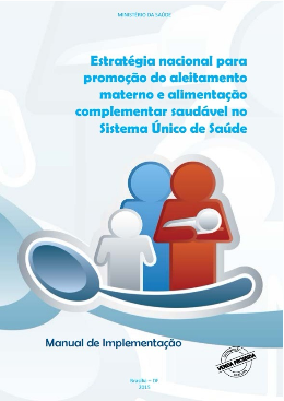 capa Manual de implementa o da EAAB Estratégia nacional para promoção do aleitamento materno e alimentação complementar saudável no Sistema Único de Saúde
