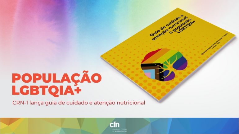 CRN-1 lança guia de cuidado e atenção nutricional à população LGBTQIA+