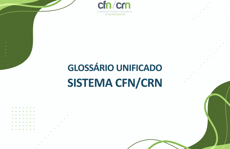 GLOSSÁRIO UNIFICADO SISTEMA CFN/CRN