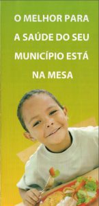 FOTO CAPA 145x300 Cartilha  O melhor para a saúde do seu município está na sua mesa  2007
