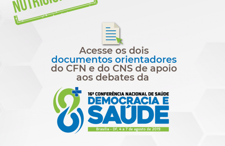 Subsídios para a participação do nutricionista nas conferências de saúde