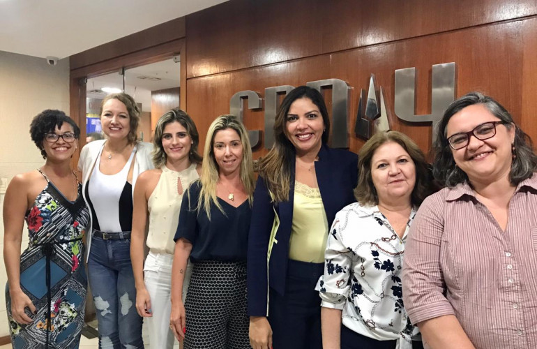 Diretoria do CFN visita o Conselho Regional de Nutricionistas da 4ª Região Diretoria do CFN visita o Conselho Regional de Nutricionistas da 4ª Região