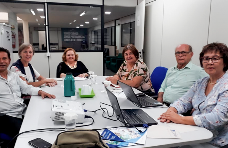 Em reunião no Cofen, comissão de Educação do FCFAS planeja ações para 2020 Em reunião no Cofen, comissão de Educação do FCFAS planeja ações para 2020