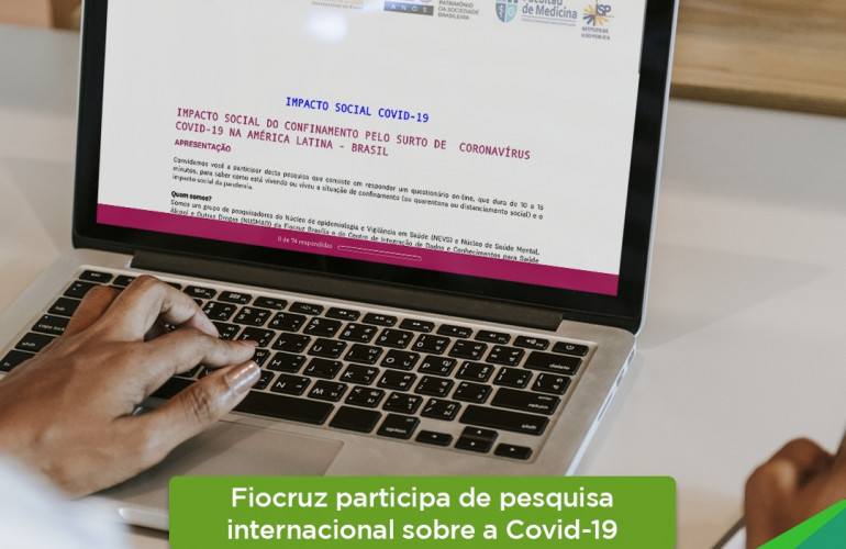Fiocruz participa de pesquisa internacional sobre a Covid-19