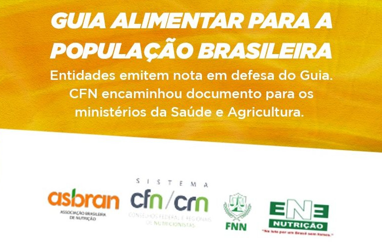 Entidades emitem nota pela defesa e valorização do Guia Alimentar para a População Brasileira