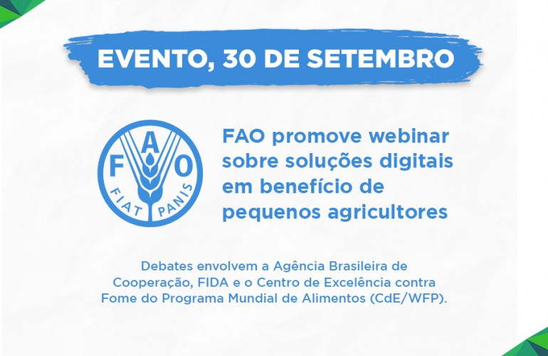 Webinar discute soluções digitais em benefício de pequenos agricultores