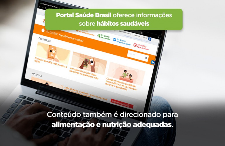 Portal Saúde Brasil é instrumento para orientação sobre hábitos de vida saudável