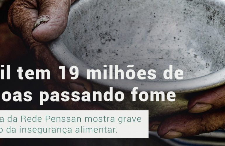 FOME: cenário é agravado com a pandemia e crise econômica