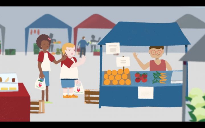 Série de vídeos promove a alimentação saudável na escola e na comunidade