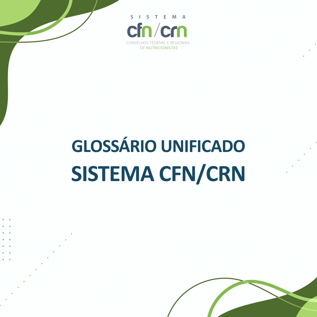GLOSSÁRIO UNIFICADO SISTEMA CFN/CRN
