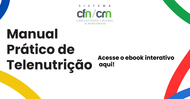 Acesse aqui o Manual Prático de Telenutrição