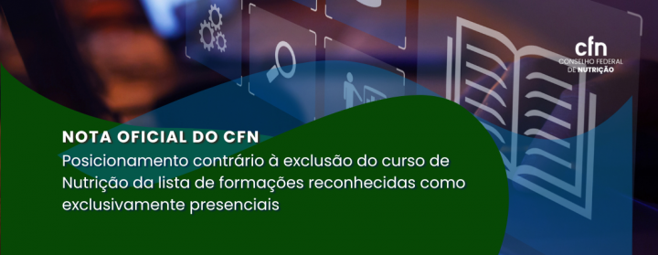 NOTA OFICIAL DO CFN NOTA OFICIAL DO CFN