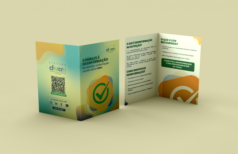 Folder – Campanha de combate à desinformação