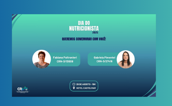 Dia do Nutricionista será comemorado com evento em Florianópolis e iluminação de espaços públicos em diversas regiões do Estado