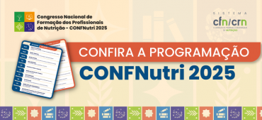 Programação Congresso Nacional de Formação dos Profissionais de Nutrição