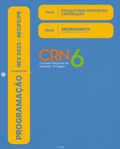 Captura de tela 2025 08 25 113930 241x300 CRN 6 promove grande encontro científico em Recife para celebrar o Dia do Nutricionista